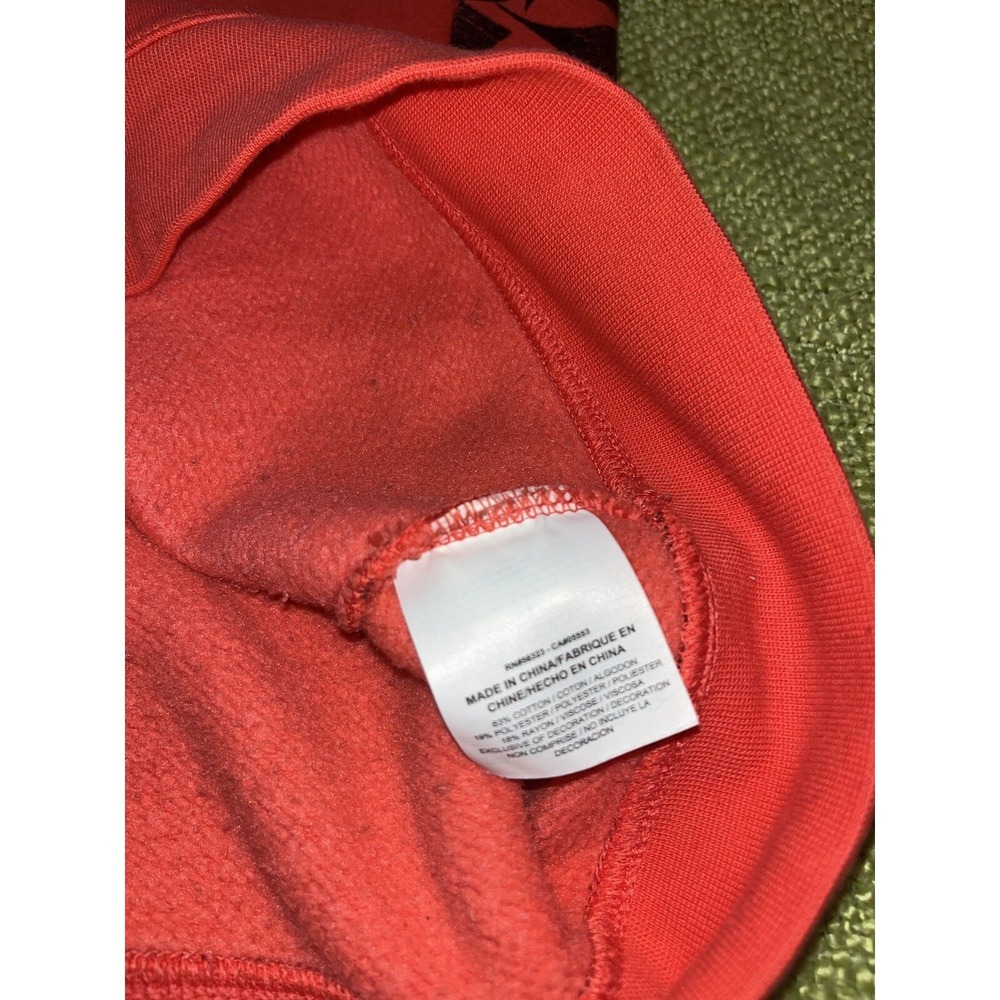 NIKE X ROSTARR RALLY CREW SWEATSHIRT WOMEN SIZE XL COLOR BLACK AND RED - Picture 4 of 5